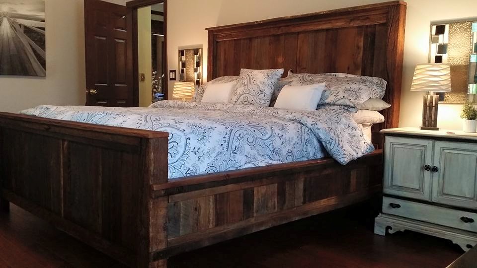 barn wood bed